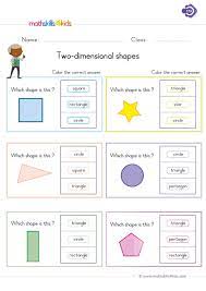 These 10 worksheets will teach children about the defining attributes of common shapes and how to draw them in two dimensions. 2d Shapes Worksheets For Grade 1 1st Grade Two Dimensional Shapes Worksheets Pdf