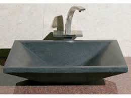 allstone rectangular stone sink sinks