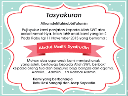 Maybe you would like to learn more about one of these? Ucapan Syukur Kelahiran Anak Kristen Moco Wo