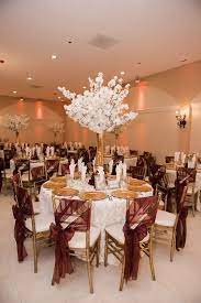 Ivory And Burgundy Wedding Decor Arizona Wedding Photographers Villa Tuscana Gold Wedding Decorations Burgandy And Gold Wedding Rose Gold Wedding Decor
