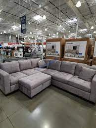 I purchased this sectional from costco for $1079.99 only to have part of it come apart on the cushions. Thomasville Fabric Sectional With Storage Ottoman Costcochaser