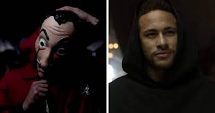 Neymar In Money Heist Earn Money Reading Emails