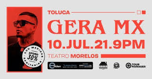 1 day ago · se me olvidó. Gera Mx Teatro Morelos Toluca July 10 2021 Allevents In