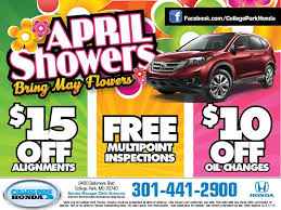 May Service Coupons For Honda Dealership In College Park Maryland Honda Service College Park College Park Maryland