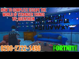 Stranger things & world cup deathrun for august 2019. How To Beat Fortnite Stranger Things