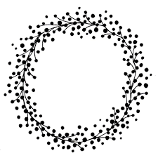 Black And White Wreath Graphic Penny Black Rubber Stamps Penny Black Rubber Stamp Berry Wreath Code Rxm 7637 Wreath Drawing Penny Black Drawings