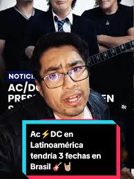Ac⚡DC en Latinoamérica: 3 Fechas en Brasil