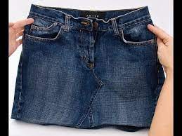 Nähen aus alt mach neu. Rock Aus Jeans Nahen Jeansrock Selber Nahen Youtube