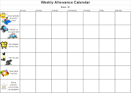 casual friday create an allowance chart in excel the