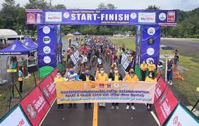 Jiranakorn stadium , hatyai district , songkhla, thailand. Warintorn Kirati Vipawee Explodes Excellent Shape Won The Cycling Championship In Thailand
