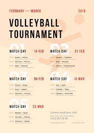 Sports Schedule Event Poster Event Poster Event Poster Template Event Schedule Design