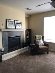 Living/dinning room, full bath, and kitchen downstairs and bedroom upstairs. Need Help Decorating A Living Room With Brown Carpet