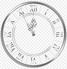 New Year Silver Clock Png Image With Transparent Background Png Free Png Images In 2020 Clock Clipart Newyear Clock