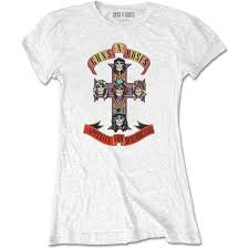 Dhgate offers a large selection of v neck t shirts for girls and women s backless t shirt with superior quality and exquisite craft. Ladies Guns N Roses Appetite For Destruction Official Tee T Shirt Womens Girls Buy From 26 On Joom E Commerce Platform