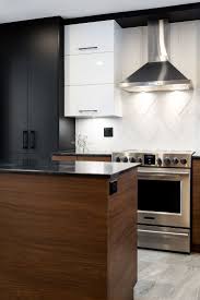 Projet De Cuisine Salle A Manger Sejour Noirmat Cuisine Salleamanger S Kitchen Design Interior Design Kitchen White Modern Kitchen