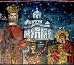 Din intreaga istorie tarii romanesti, mircea cel batran a fost unul dintre cei mai importanti voievozi, aducand schimbari si jucand un mare rol in istorie. Mircea Cel BÄƒtran Si Fiul Lui Mihail I ManÄƒstirea Cozia Painting Art Cel