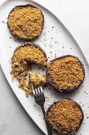 Air Fryer Italian Stuffed Portobello Mushroom Caps Low Carb With Jennifer