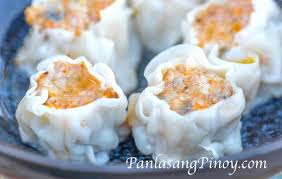 Crab And Pork Shumai Recipe Siomai Panlasang Pinoy Recipe Recipes Food Pork Siomai Recipe