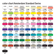 64 Disclosed Talens Gouache Color Chart