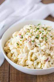 It's best served at room temperature or ever so slightly chilled. Easy Macaroni Salad Dinner Then Dessert