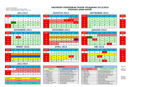 Balunge empuk banget 04.barange aji dodhong garing: Kalender Pendidikan 2013 2014 2 Bernadetha Rizki Kaize Academia Edu