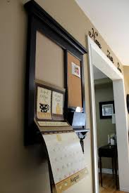 Custom Wall Lang Calendar Frame Front Loading Home Decor Furniture Mail Organizer Storage Shelf With Bulletin Board Cork Or Chalkboard Frame Storage Organization Dry Erase Calendar