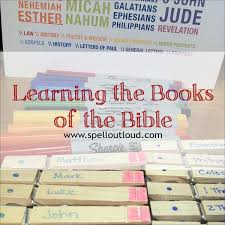 Learning The Books Of The Bible Spell Out Loud Books Of The Bible Bible Activities Bible For Kids