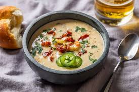 Smoky Jalapeno Cheddar Potato Soup Olive Mango Recipe In 2020 Indian Rice Recipes Delicious Soup Soup