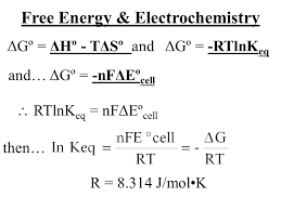 The greater the e° cell of a reaction the greater the driving force of electrons through the system, the more likely the reaction will proceed (more spontaneous). Rtlnkeq