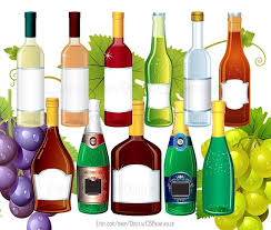 Drink Clipart Wine Clipart Alcohol Clipart Bottle Clipart Etsy Wine Bottle Clip Art Drinks Design