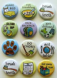 Cute Idea For A Chore Chart With Diy Magnets Chore Magnets