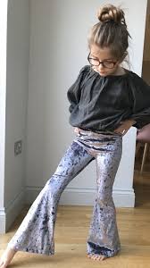 Bell Bottom Flares Pants Girls Kids Flare Leggings Silver Etsy Toddler Bell Bottoms Toddler Girl Bell Bottoms Kids Fashion Hipster