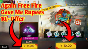 And, you can participate in luck royale and diamond spin to obtain various unique character skins, weapon skins, weapon upgrades and even cosmetic. Again Free Fire Gave Me Rupees 10 Offer Purchase Diamond Using Sim Card Free Fire Youtube