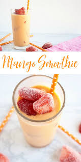 Mango Strawberry Smoothie Recipe With Yogurt Lemon Peony Recipe Smoothie Recipes Strawberry Strawberry Mango Smoothie Homemade Smoothies