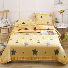 Bedspreads offer a lighter weight alternative to the traditional comforter. Hotel Product Yellow Bedspread Set Queen Size Lightweight For All Season China Bed Spread And Bedspread Set Price Made In China Com