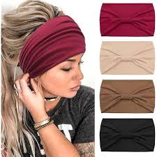 DRESHOW 4 Pack Turban Headbands for Women Wide Vintage Head Wraps Knotted  Cute Hair Band Accessories : Amazon.com.au: Beauty