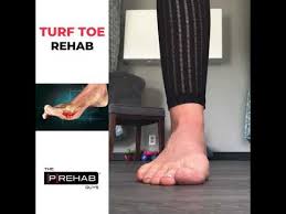 The ligaments that connect the big toe to the ball of the foot are complex, and are essential to the moves involved in walking, running while turf toe is caused by constant or sudden hyperextension of the toe ligaments, the likelihood of this happening is increased when athletes train. Turf Toe Rehab Youtube