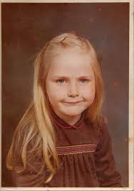 This is the damage that mothers do to their daughters.1980 who the hell  would dress a child like that Marjorie Steven Kirkham