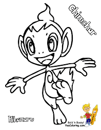 Among us coloring pages are based on the action game of the same name, in which you need to recognize a impostor coloring pages among as. Pokemon Chimchar Coloring Pages Coloring Home