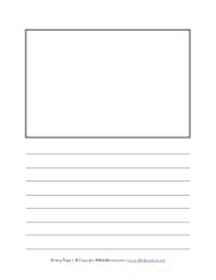 Print primary writing paper with the dotted lines, special paper for formatting friendly letters, graph paper, and lots more! Writing Paper All Kids Network