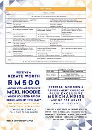This scholarship is offered for undergraduate, masters and phd studies. Scholarship Info Day 2019 Mckl