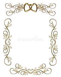 For example, the birthday invitation card design below uses a simple but striking floral image for the header. Wedding Or Party Invitation Gold Border Stock Illustration Illustration Of Letter Delicate 5534398