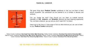 The windows version doesn't have … Radical Candor Audio Books For Free Audible Free Audiobook