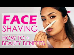 Facial hair remover for women, ezbasics painless hair removal, waterproof shaver razor with led light for peach fuzz fine hair chin cheek upper lip, 1 extra replacement head (black). Face Shaving For Women Do S And Don Ts Youtube