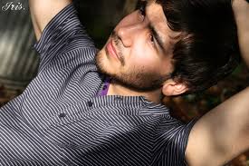 David Relaxes in the Wheelbarrow.