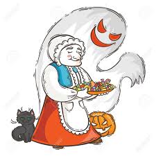 Aunque la foto había sido revelada, copiada y entregada a otros miembros de la familia, nadie notó la figura. Abuela Linda Con El Fantasma Y El Gato Cerca De La Calabaza Tarjeta De Halloween O Cartel Ilustracion Vectorial Ilustraciones Vectoriales Clip Art Vectorizado Libre De Derechos Image 86414757