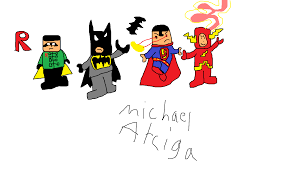 Use the square guide to draw in the lower part of batman's face that is unmasked. Lego Batman Lego Robin Lego Superman And Lego The Flash Kids Drawings