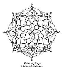 The mandala coloring has many therapeutic virtues. A Mandala Pdf Digital Download Coloring Page Expression