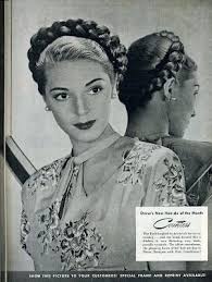 Fashionable Forties A Braided Updo 1940s Hairstyles Retro Hairstyles 1940 S Hairstyles