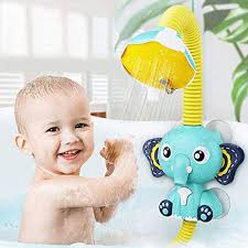 Princess new born twins baby. Earsoon Baby Bath Toys Electric Elephant Animal Sucker Electric Shower Rain Head Children Bathing Time Game Toy Buy Online In Aruba At Aruba Desertcart Com Productid 220680027